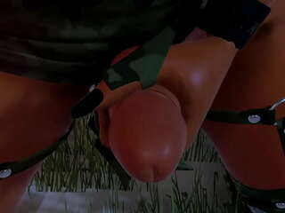 AnalAnna Alone on Island