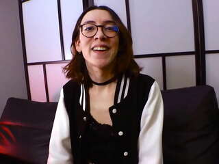 Hardcore casting for Jenissen a pretty femboy&excl;