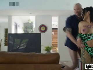 Stepdad&excl; your big cock is so tight deep in my ass