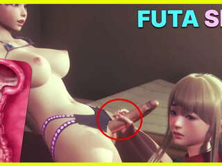 Futanari Fuck Femboy Classmate in College Uniform and Cum On Body - Futa Family Hentai 3D Animation Hard Sex