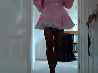 sissy claire&period; parades in her uniform for you&period;
